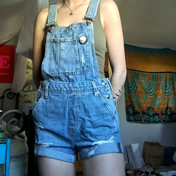 Denim Shorteralls - Picture 2 of 2